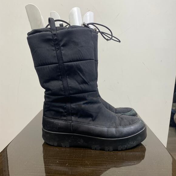 Prada Linea Rossa Nylon Quilted Snow Apres Ski Boots Women's 39/9 - Picture 3 of 10